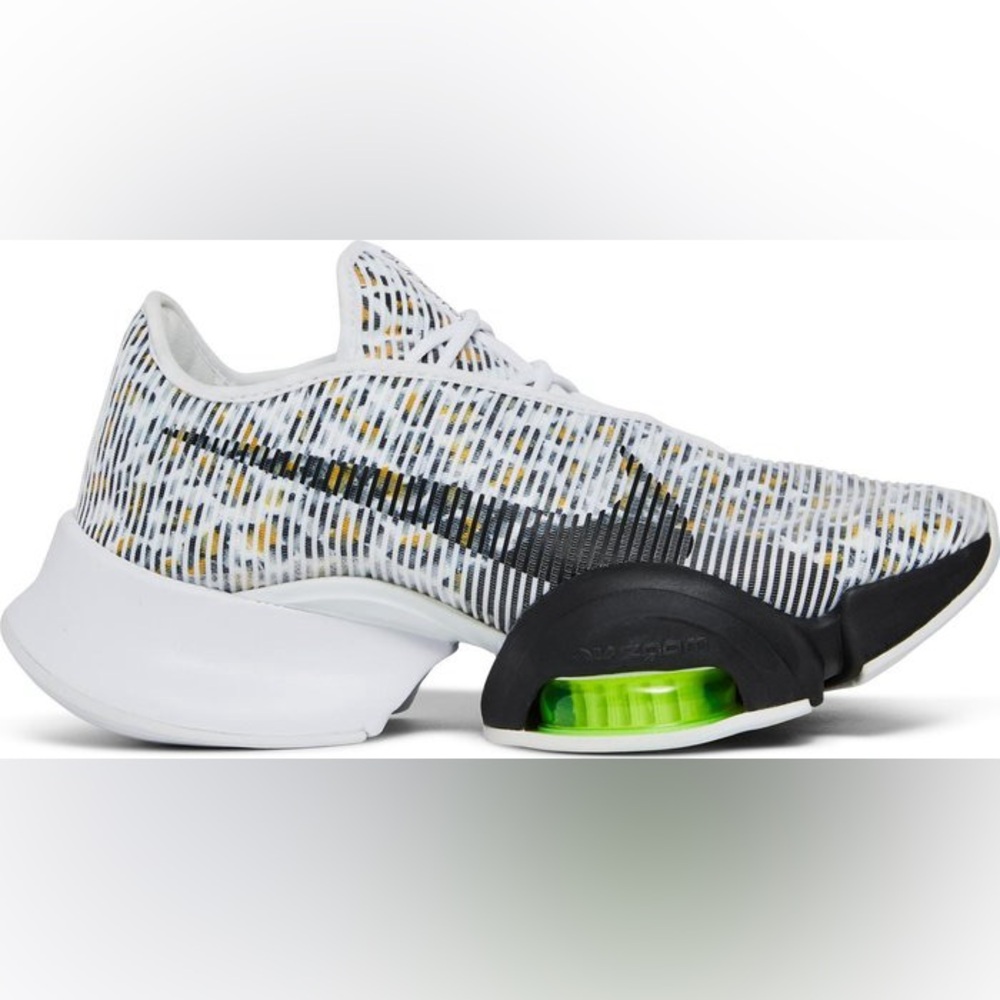 Nike Air Zoom SuperRep 2 White Black Leopard Sneaker Women’s size 8
